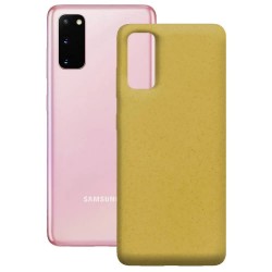 други,аксесоари,ksix,samsung,galaxy,s20,silicone,phone,case,yellow