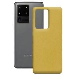 други,аксесоари,ksix,samsung,galaxy,s20,ultra,ecological,cover,yellow