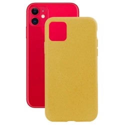 други,аксесоари,ksix,iphone,11,silicone,phone,case,yellow,(yellow)