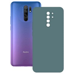 други,аксесоари,ksix,xiaomi,redmi,9,silicone,phone,case,green,(green)