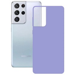 други,аксесоари,ksix,samsung,galaxy,s21,ultra,silicone,phone,case,purple,(lavender)