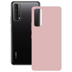 други,аксесоари,ksix,huawei,p,smart,2021,silicone,phone,case,pink