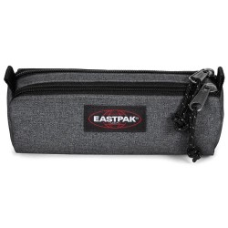 канцеларски,принадлежности,eastpak,benchmark,double,pencil,case,black,denim,(grey)