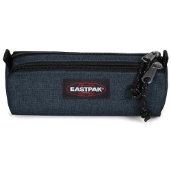 канцеларски,принадлежности,eastpak,benchmark,double,pencil,case,triple,denim,(black)