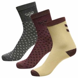 чорапи,детски,чорапи,hummel,beta,long,socks,3,pairs,multicolor,(chocolate,truffle)