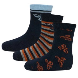 чорапи,детски,чорапи,hummel,alfie,long,socks,3,pairs,black,iris,(blue)