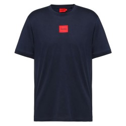Тениска HUGO Diragolino212 short sleeve T-shirt - Blue (Dark Blue) тениска,мъжки,тениски,hugo,diragolino212,short,sleeve,t,shirt,blue,(dark,blue)