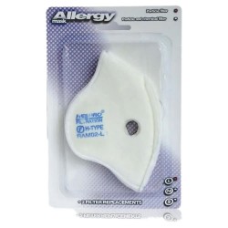 други,аксесоари,respro,allergy,face,mask,filter,2,units,white,(white)