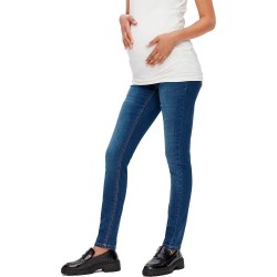 дънки,дамски,панталони,mamalicious,lola,maternity,slim,fit,jeans,blue,denim,(blue)
