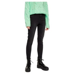 дънки,дамски,панталони,pieces,delly,skinny,mid,waist,crew,jeans,black,(black)