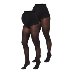дамски,чорапогащи,и,клинове,mamalicious,sabine,maternity,tights,2,units,black,(black,pack,black)