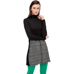 тениска,дамски,тениски,pieces,sirene,long,sleeve,high,neck,t,shirt,black,(black)