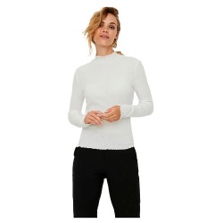тениска,дамски,тениски,noisy,may,berry,long,sleeve,high,neck,t,shirt,beige,(sugar,swizzle)