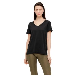 тениска,дамски,тениски,pieces,penny,short,sleeve,v,neck,t,shirt,black,(black)