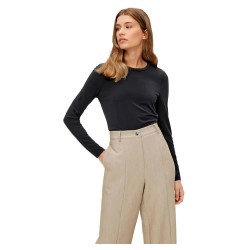 тениска,дамски,тениски,yas,ciara,long,sleeve,t,shirt,black