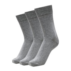 чорапи,мъжки,чорапи,selected,cotton,socks,3,pairs,grey,(grey)