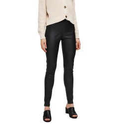 дамски,клин,дамски,клинове,дамски,чорапогащи,и,клинове,selected,sylvia,mid,waist,stretch,leather,leggings,black