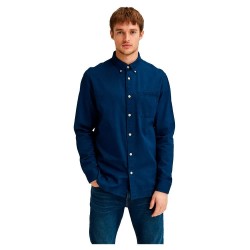 риза,с,дълъг,ръкав,мъжки,ризи,selected,regrick,denim,long,sleeve,shirt,blue,(dark,blue,denim)