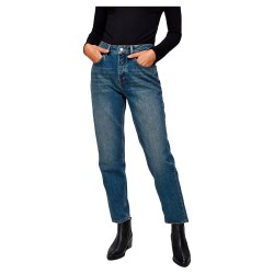 дамски,дънки,дамски,панталони,selected,frida,high,waist,mom,jean,blue