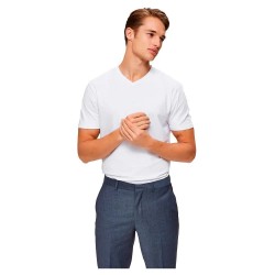 тениска,мъжки,тениски,selected,new,pima,short,sleeve,v,neck,t,shirt,bright,white,(white)