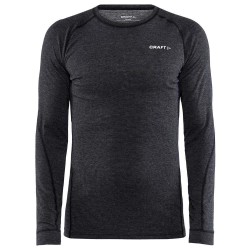 мъжко,бельо,craft,core,wool,merino,long,sleeve,base,layer,black,(black,melange)