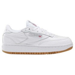 Маратонки Reebok classics Club C Double trainers - White (White / Rubber Gum 07 / White) маратонки,мъжки,маратонки,дамски,маратонки,reebok,classics,club,c,double,trainers,white,(white,rubber,gum,07,white)