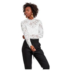 тениска,дамски,тениски,vila,stasia,lace,long,sleeve,high,neck,t,shirt,white,(cloud,dancer)