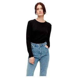 тениска,дамски,тениски,object,amie,long,sleeve,t,shirt,black
