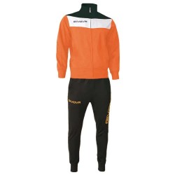 Анцуг Givova Campo tracksuit - Orange / Black (Orange / Black) анцуг,мъжки,анцузи,givova,campo,tracksuit,orange,black,(orange,black)