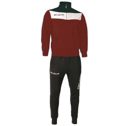 Анцуг Givova Campo tracksuit - Red / Black (Burgundy / Black) анцуг,мъжки,анцузи,givova,campo,tracksuit,red,black,(burgundy,black)