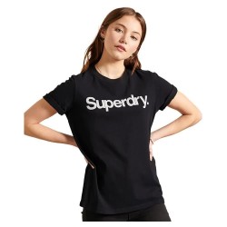 тениска,дамски,тениски,superdry,cl,short,sleeve,t,shirt,black