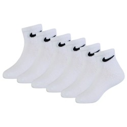 Чорапи Nike Colorful Quarter short socks 6 pairs - White (White) чорапи,мъжки,чорапи,дамски,чорапи,nike,colorful,quarter,short,socks,6,pairs,white,(white)