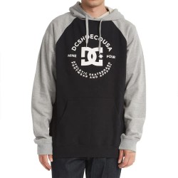 суичър,мъжки,пуловери,dc,shoes,dc,star,pilot,raglan,hoodie,black,(black,grey,heather)