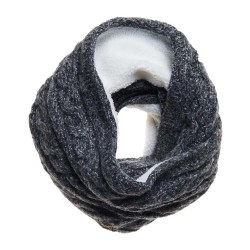 шал,ръкавици,шапки,и,шалове,superdry,tweed,cable,scarf,black,tweed,(black)