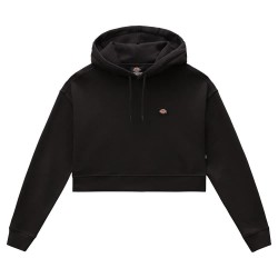 суичър,дамски,блузи,dickies,oakport,cropped,hoodie,black,(black)