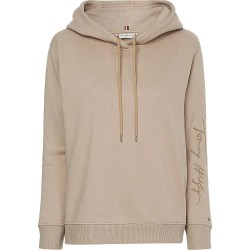 суичър,дамски,блузи,tommy,hilfiger,regular,script,hoodie,beige