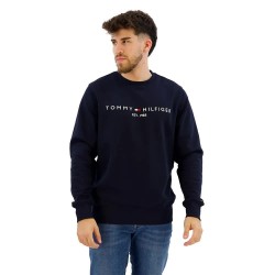 блуза,мъжки,пуловери,tommy,hilfiger,logo,sweatshirt,blue