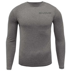 Givova Corpus 3 long sleeve base layer - Grey (Dark Grey Melange) детско,бельо,givova,corpus,3,long,sleeve,base,layer,grey,(dark,grey,melange)