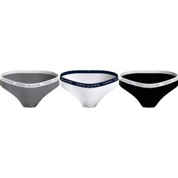 дамско,бельо,дамски,бикини,и,танкини,tommy,hilfiger,cotton,panties,3,units,medium,grey,htr,white,black,(white,black,grey)