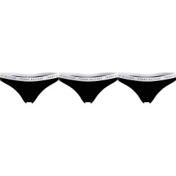 дамско,бельо,дамски,бикини,и,танкини,tommy,hilfiger,cotton,thong,3,units,black,(black,black)