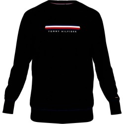 тениска,мъжки,пижами,tommy,hilfiger,cotton,track,long,sleeve,pyjama,t,shirt,black
