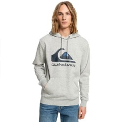 Суичър Quiksilver Big Logo hoodie - Grey (Athletic Heather) суичър,мъжки,пуловери,quiksilver,big,logo,hoodie,grey,(athletic,heather)