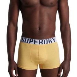 боксерки,мъжко,бельо,superdry,dual,logo,trunk,boxers,2,units,yellow,(mazarine,nautical,yellow)