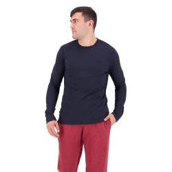 тениска,мъжки,тениски,superdry,vintage,logo,embroidered,long,sleeve,t,shirt,blue