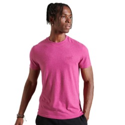 тениска,мъжки,тениски,superdry,vintage,logo,embroidered,short,sleeve,t,shirt,magenta,marl,(pink)