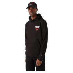 суичър,мъжки,пуловери,new,era,nba,neon,chicago,bulls,hoodie,black