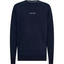 блуза,мъжки,пуловери,calvin,klein,center,logo,sweatshirt,blue