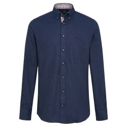 риза,с,дълъг,ръкав,мъжки,ризи,hackett,melange,flannel,multi,long,sleeve,shirt,blue