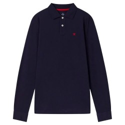 мъжки,блузи,с,яка,hackett,slim,fit,logo,long,sleeve,polo,blue