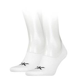 чорапи,мъжки,чорапи,calvin,klein,footie,high,cut,logo,socks,2,pairs,white,(white)